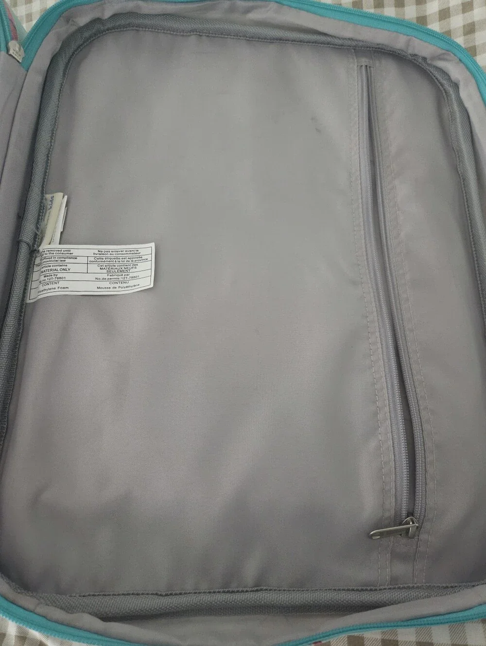 Retired Pottery Barn Kids Mackenzie Aqua Mermaid Rolling Suitcase